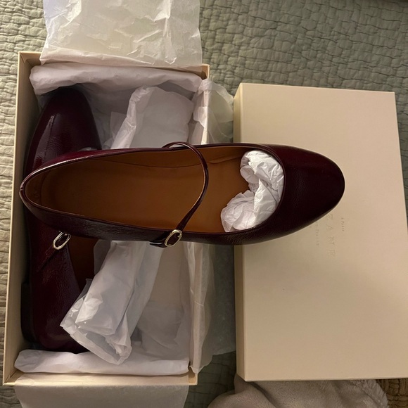 Sezane Méline Low Ballerinas NWT / Patent Purple / Mary Jane /  size 7 - Picture 2 of 8